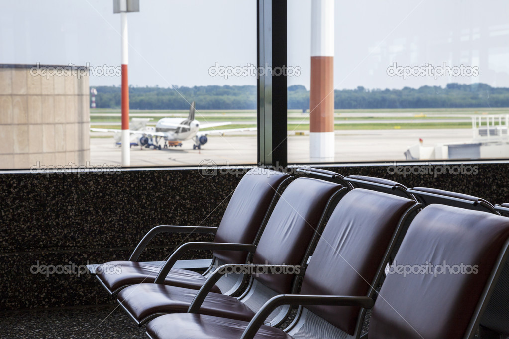 Airport benches