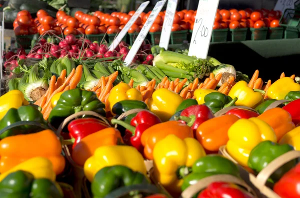 Produce at Farmers Market Royalty Free Stock Images