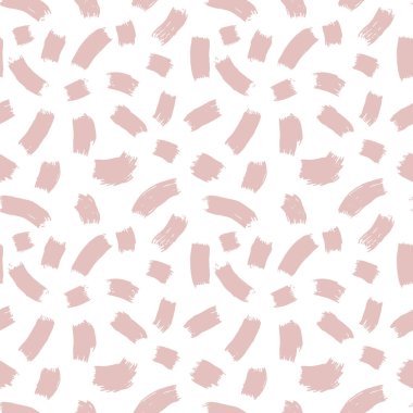 Beyaz arka planda pembe vuruşlu basit, pürüzsüz vektör deseni.