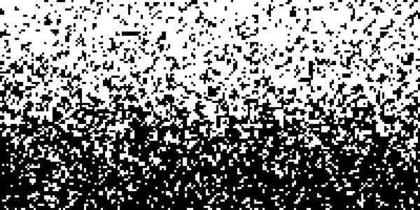 Les Carrés Tombant Aléatoirement Taille Différente Fond Gradient Pixels Mosaïque — Image vectorielle