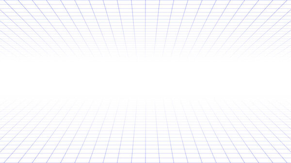 Abstract perspective grid. Wireframe landscape. Vector illustration.