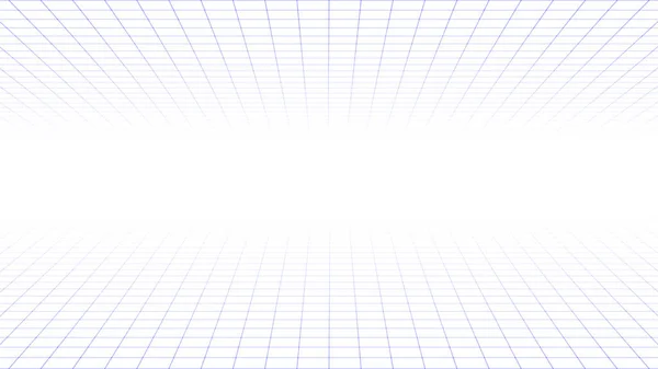 Grille Perspective Abstraite Paysage Fil Métallique Illustration Vectorielle — Image vectorielle