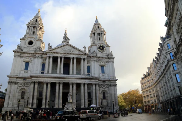 Londýn Velká Británie 2018 Katedrála Pavla Jedna Nejznámějších Nejznámějších Památek — Stock fotografie