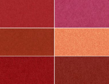 set van abstracte glinsterende terracotta texturen.