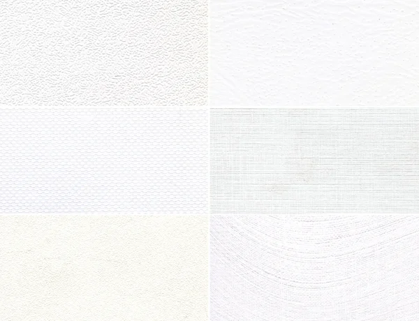 Set of white texture with a pattern. — Stock Photo, Image