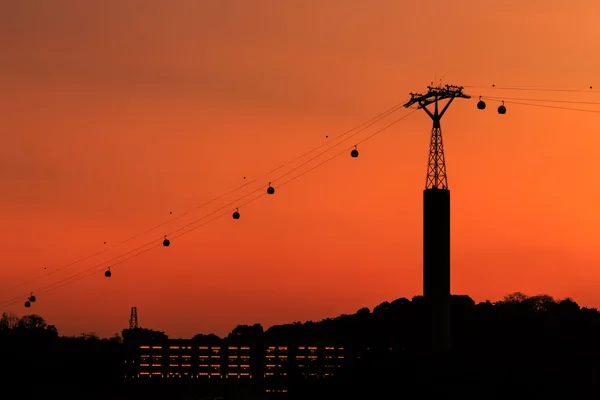 Porto de teleférico dianteiro — Fotografia de Stock