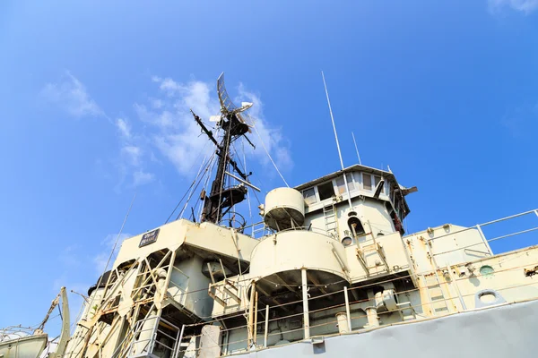 Kriget fartyg radar — Stockfoto