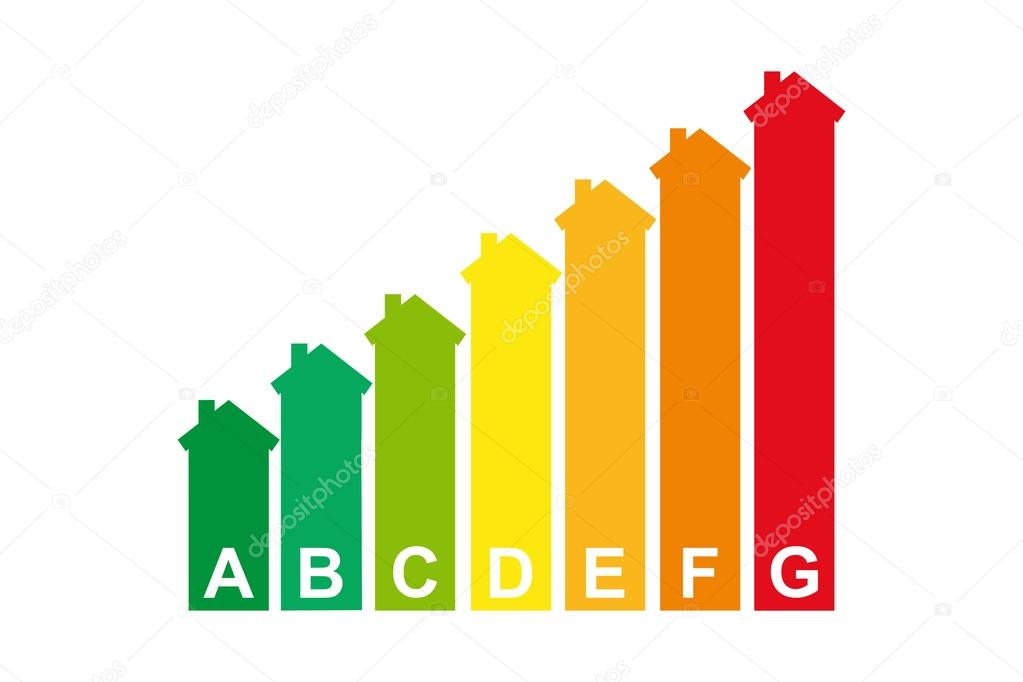 Housing energy efficiency rating certification system in vector