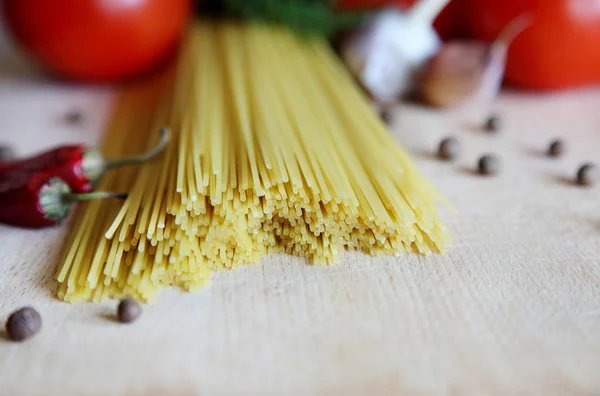 İtalyan yemek için malzemeler — Stok fotoğraf