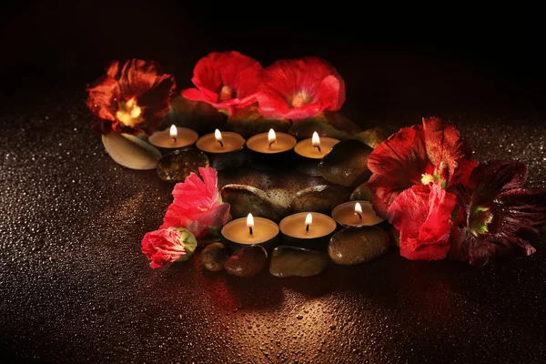 Candles spa — Stock Photo, Image