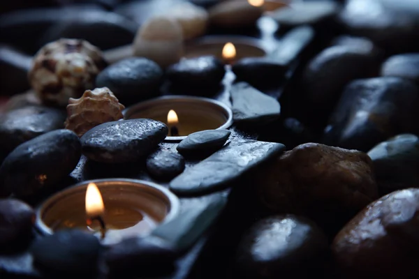 Aromatik mumlar ve diğer spa nesneleri