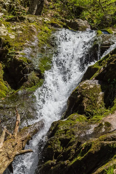 Petite cascade en montagne — Photo