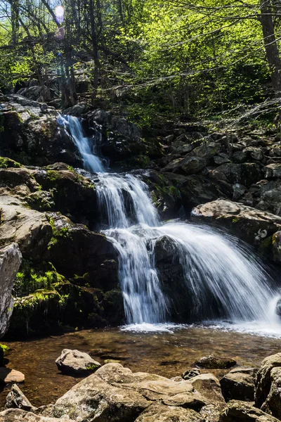 Kleiner Wasserfall virginia mountain lizenzfreie Stockfotos