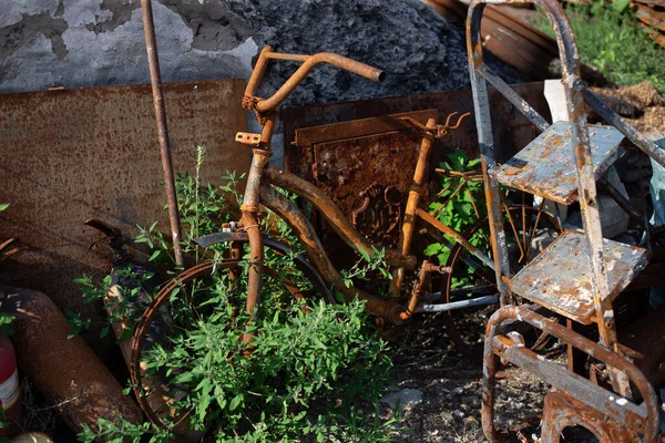 Destroyed Houses Fires Artillery Russias Invasion Ukraine — Zdjęcie stockowe