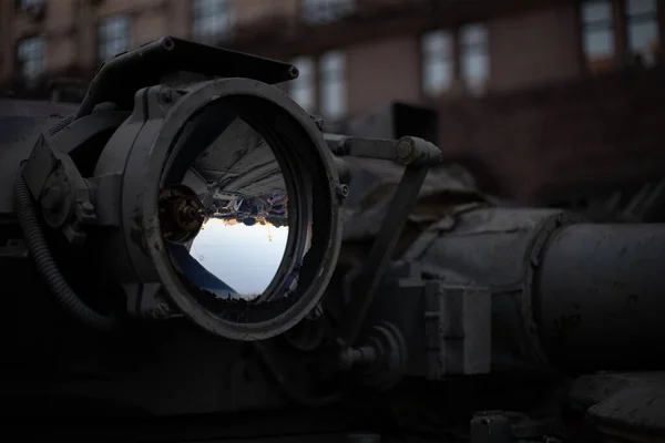 Kyiv Ukraine August 2022 Exhibition Broken Burned Russian Tank Main — Fotografia de Stock