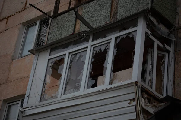 ウクライナ共和国キエフ州ゴストメル2022 ウクライナ侵攻後の荒廃した都市 — ストック写真