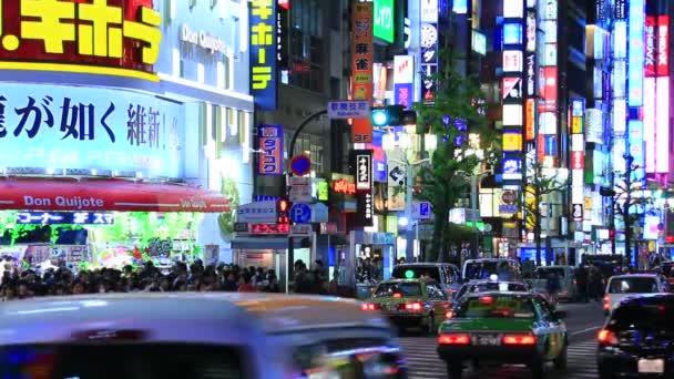 Shinjyuku, tokyo, Japonya — Stok video