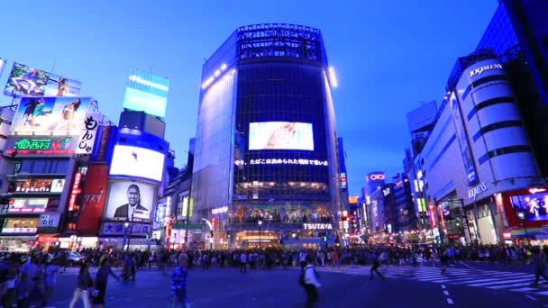 Shibuya Crossing,Tokyo,Japan — Stock Video