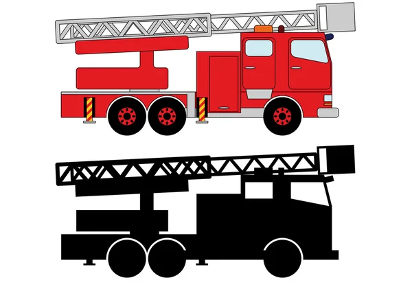 Strażak transport Wektor Stockowy