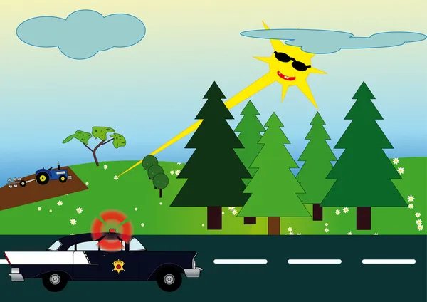 Polis araba siren sesleri