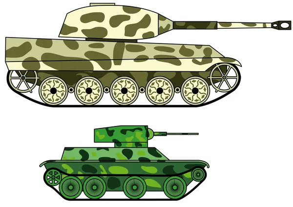 Panzer 6 lizenzfreie Stockvektoren