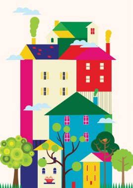 kafası bulutlarda evi