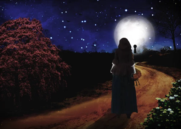 Evi terk etti ve yeni bir ev aradı.