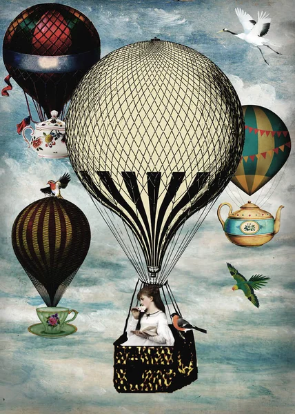 Gökyüzünde özel bir çay partisi