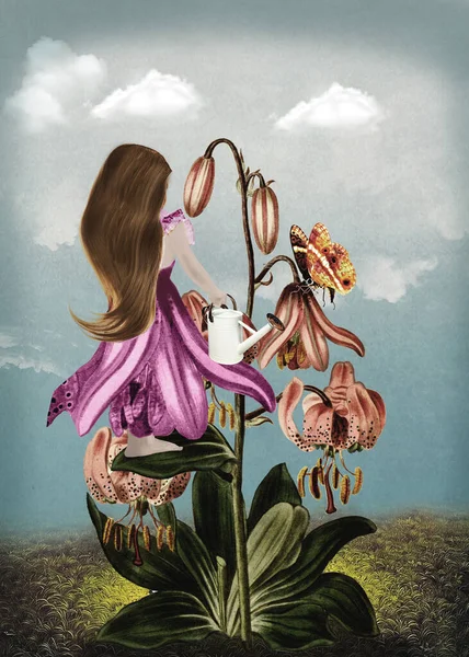 Çiçeklerle her zaman ilgilenenler vardır.