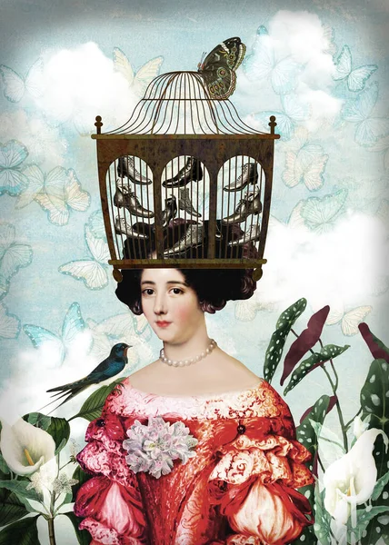 Asil bir kadının ayakkabısına bağımlılık