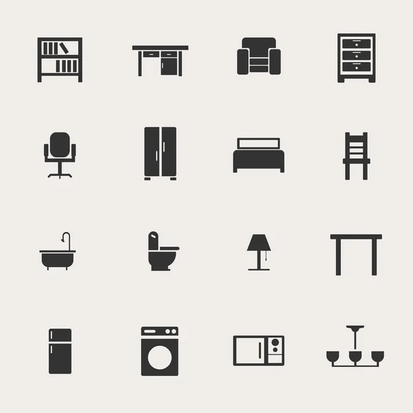 Furniture Icon Set Royalty Free Stock Illustrations