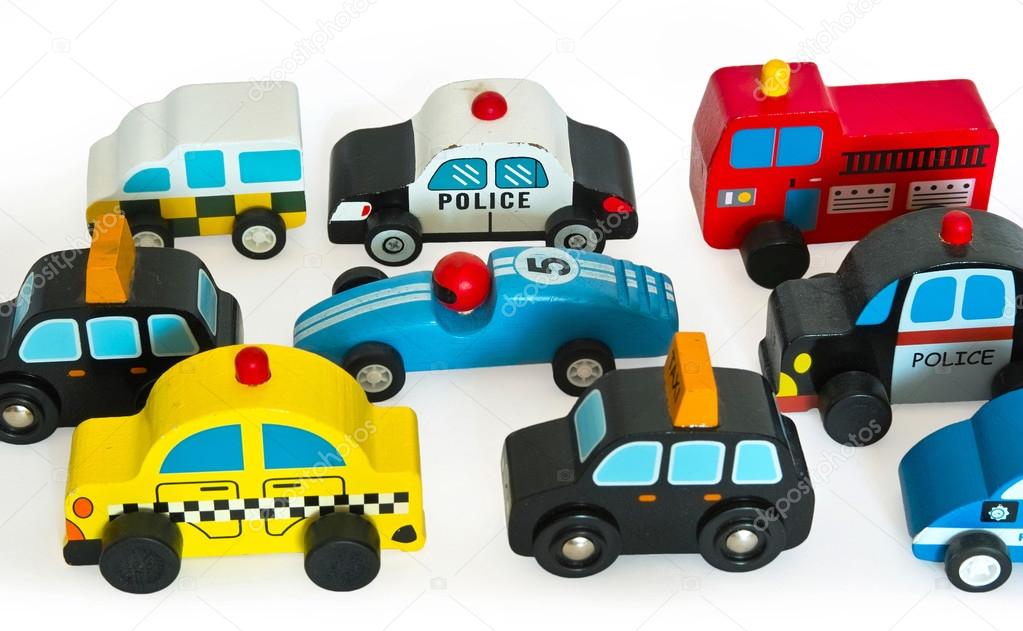 Wooden toy cars