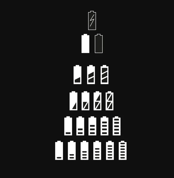 Ladezustand der Batterie — Stockvektor