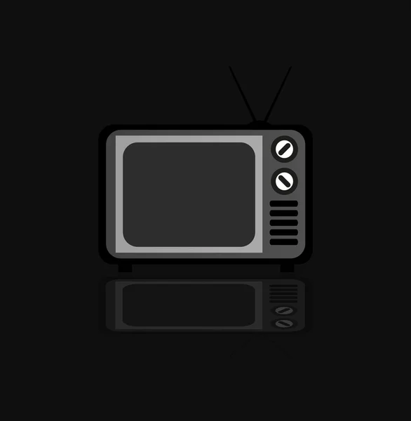 Televisore vintage — Vettoriale Stock