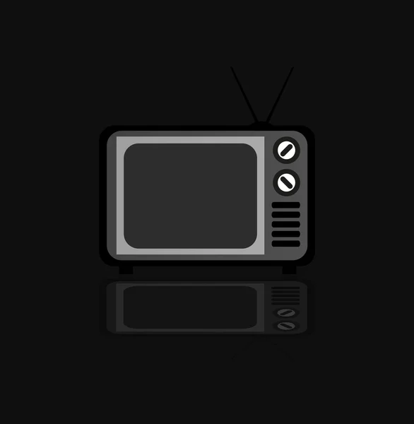 Vintage TV — Stock Vector