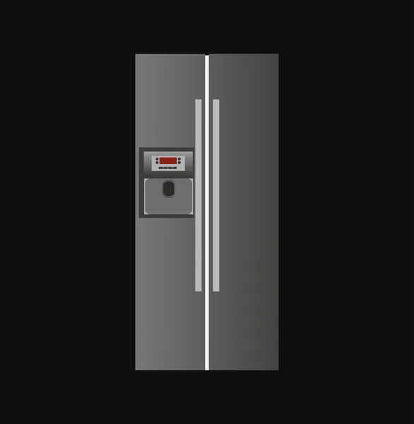 Ilustración del refrigerador — Vector de stock