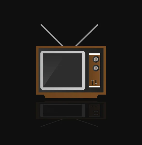 Vintage τηλεόραση — Διανυσματικό Αρχείο