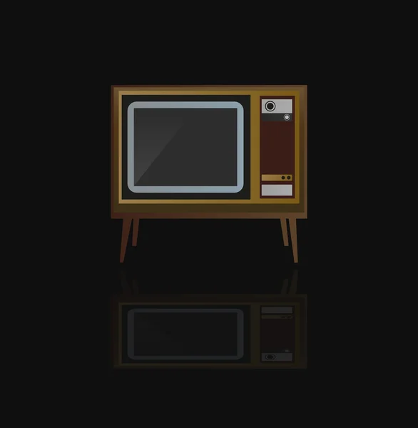 Vintage TV — Stock Vector