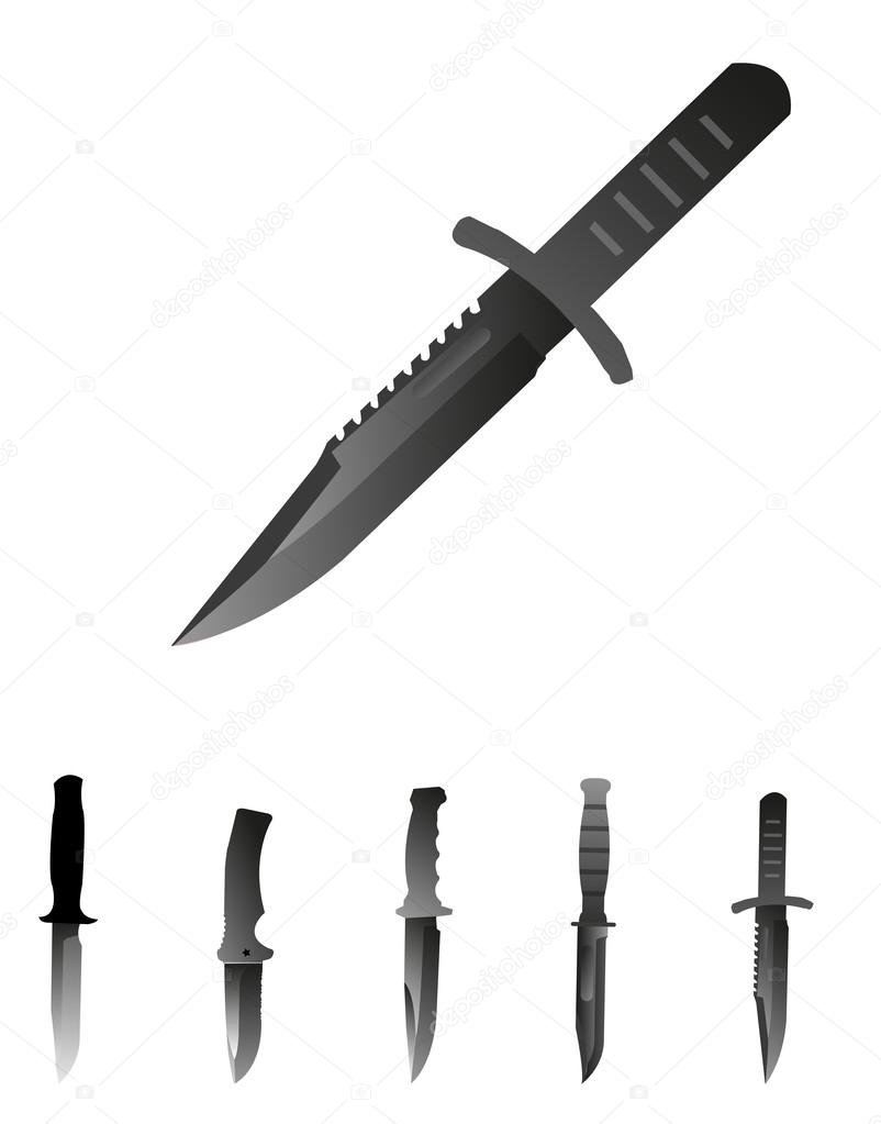 Military knives set