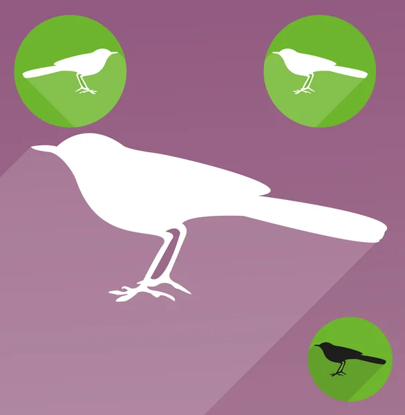 Tit ilustration — Stockvector