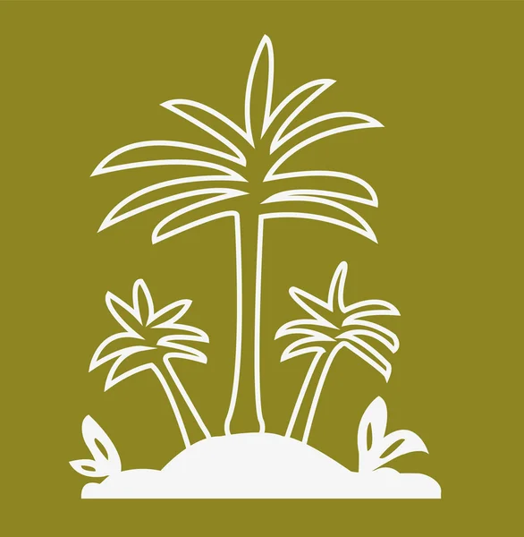 Palmiers — Image vectorielle