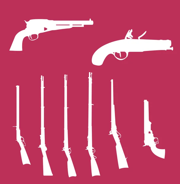 Tüfek ilustration — Stok Vektör