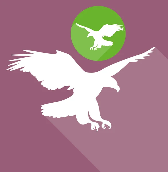 Ilustrazione del falco — Vettoriale Stock