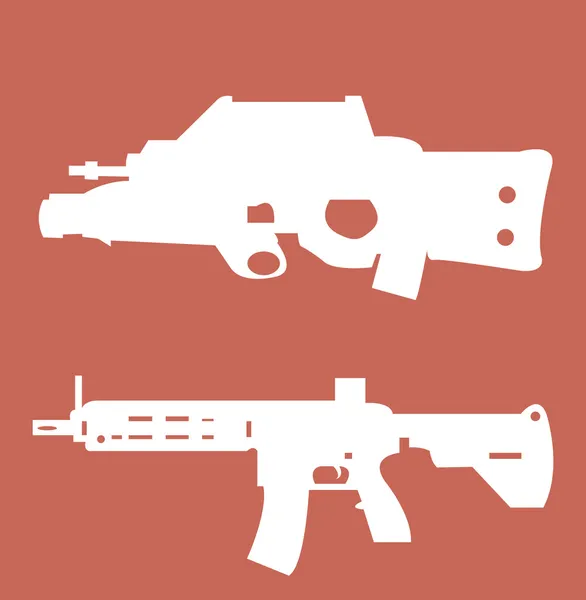 Weapon icon set — Stock Vector