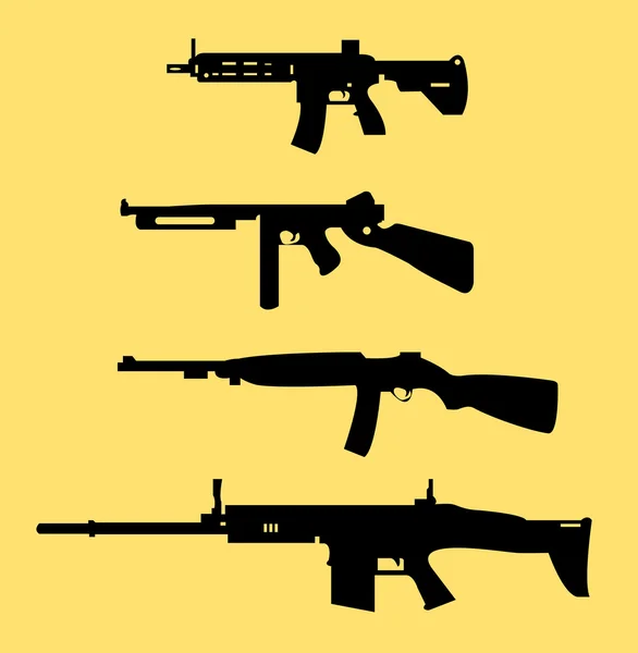 Conjunto de ícones de armas —  Vetores de Stock