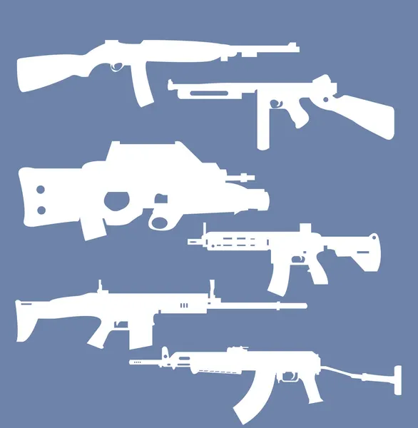 Conjunto de icono de arma — Archivo Imágenes Vectoriales