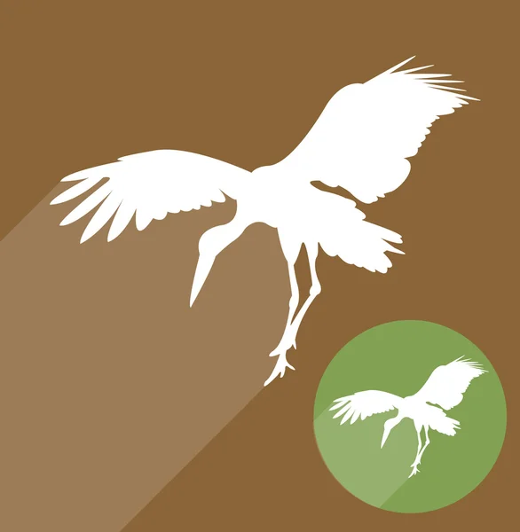 Stork ilustration — Stok Vektör