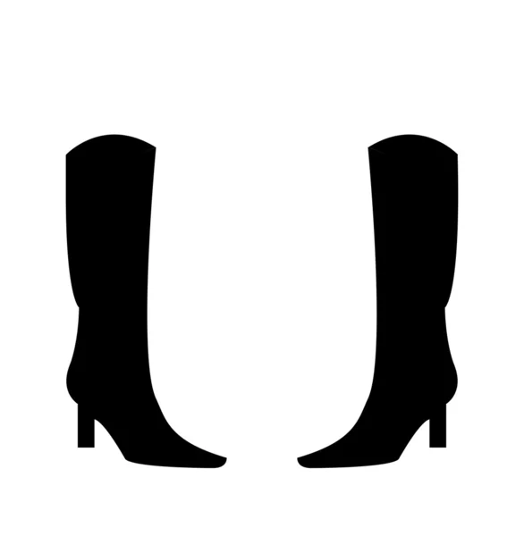 Women's laarzen — Stockvector