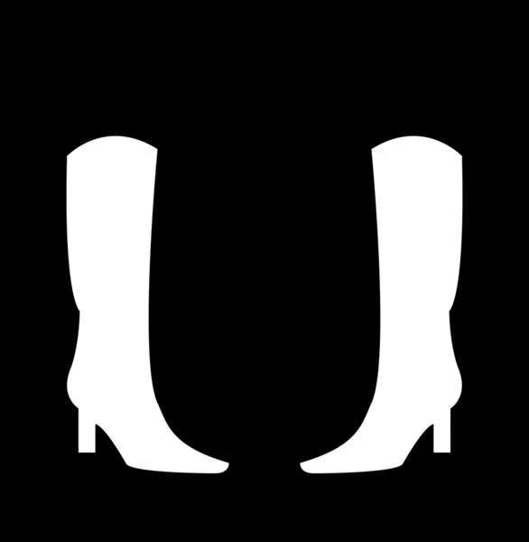 Women's laarzen — Stockvector