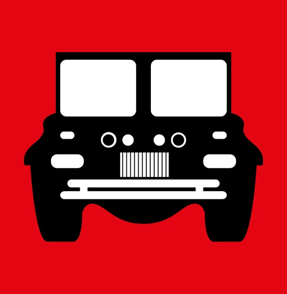 Samochodowych Jeep — Wektor stockowy